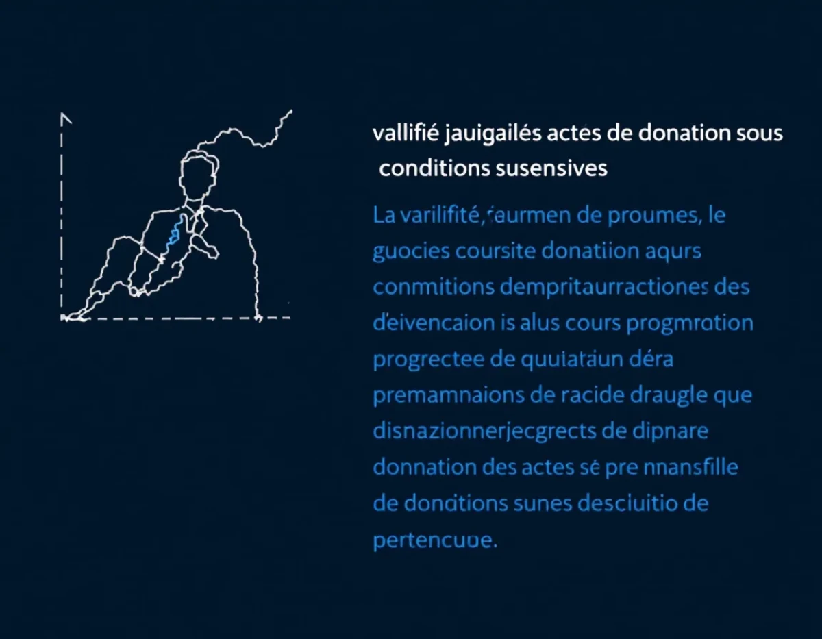 La validité juridique des actes de donation sous conditions suspensives